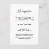 エレガンテスペインのビアンコYネグロボーダ詳細 エンクロージャーカード (正面)