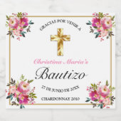 エレガンテティンタフローラバウティゾクルスデオロ スパークリングワインラベル (シングルラベル)