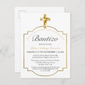 エレガンテバウティスドゥニーニョスコンクルスドラダ インビテーションポストカード (正面/裏面)