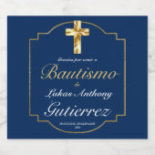 エレガンテバウティスドゥニーニョスコンクルズドラダアズール スパークリングワインラベル (シングルラベル)