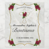 エレガンテバウティスムデベデオロロサローホ ワインラベル (シングルラベル)