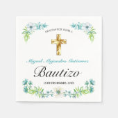 エレガンテフロレスイクルズパラニーニノバウティゾ スタンダードカクテルナプキン (正面)