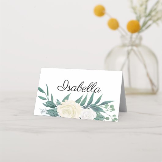 エレガンテブルメングリュンヴァイス プレイスカード (正面)