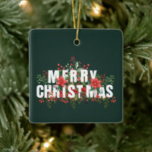 エレガンテホワイトタイポグラフィメリークリスマス