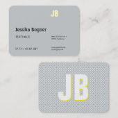 エレガンテモノグラムヴィスティテンカルテン 名刺 (正面/裏面)