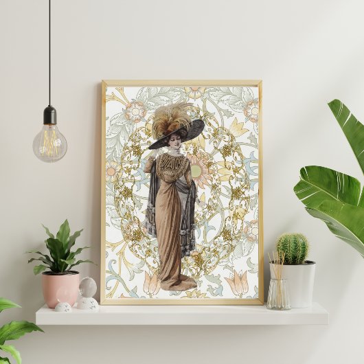 エレガンテレディーオンザフラワーフィールドデコページ紙 薄葉紙