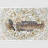 エレガンテレディーオンザフラワーフィールドデコページ紙 薄葉紙 (正面)