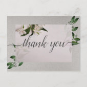エレガントありがとうはがき ポストカード (正面)