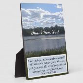 エレガントありがとうパパ箴言4 Landscape フォトプラーク (側面)