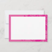 エレガントありがとうモダンバラかわいらしフローラ サンキューカード (裏面)