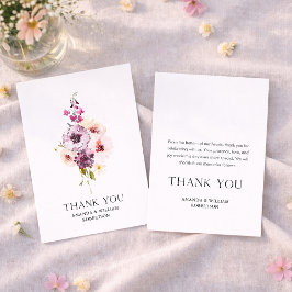 エレガントありがとう結婚にフローラデザイン ノートカード