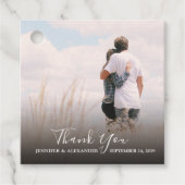 エレガントありがとう結婚式の写真 フェイバータグ (正面)