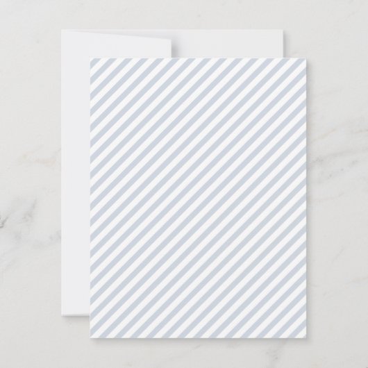 エレガントいかり航海のベビーシャワー招待状 招待状 (裏面)