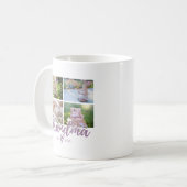 エレガントおばあちゃんパーソナライズされた写真マグカップ コーヒーマグカップ (正面左)