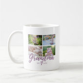 エレガントおばあちゃんパーソナライズされた写真マグカップ コーヒーマグカップ (左)