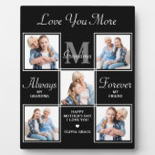 エレガントおばあちゃん5フォトコラージモノグラム詩 フォトプラーク (正面)