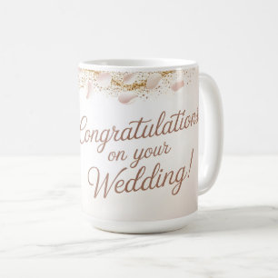 「エレガントおめでとうございます結婚」 コーヒーマグカップ
