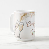 「エレガントおめでとうございます結婚」 コーヒーマグカップ (正面左)