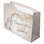 「エレガントおめでとうございます結婚」 ラージペーパーバッグ (裏面アングル)