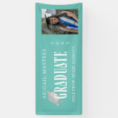 エレガントおめでとう大学院フォトバナー 横断幕 (縦)