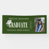 エレガントおめでとう大学院フォトバナー 横断幕 (横)
