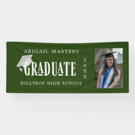 エレガントおめでとう大学院フォトバナー 横断幕