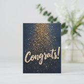 「エレガントおめでとう!」 ゴールデンと挨拶紙吹雪 シーズンポストカード (スタンド正面)