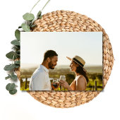 エレガントおもしろいFree Drinks Photo 結婚's セーブザデート