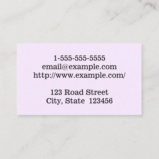 エレガントおよび基本的な弁護士の名刺 名刺 (裏面)