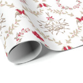 エレガントお洒落クリスマス ラッピングペーパー (ロールコーナー)