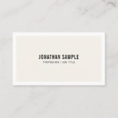 エレガントお洒落デザインゴシックフォントトレンディーモダン 名刺 (正面)