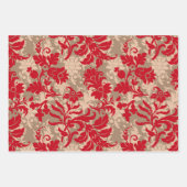 エレガントお洒落モダンギフト ラッピングペーパーシート (正面)