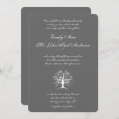 エレガントお洒落渦 招待状 (正面/裏面)