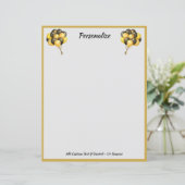 エレガントお祝いバルーン黒と金ゴールド (スタンド正面)