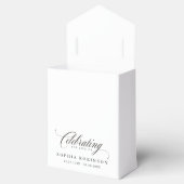 エレガントお祝い生葬白黒 フェイバーボックス (オープン)