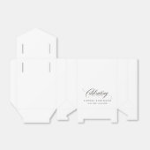 エレガントお祝い生葬白黒 フェイバーボックス (折り畳みなし)