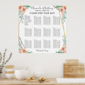 エレガントお祝い表 ポスター (キッチン)