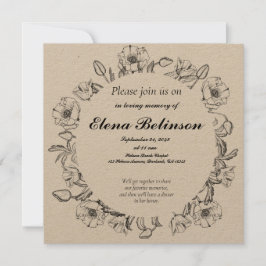 エレガントお祝い追悼行事 招待状