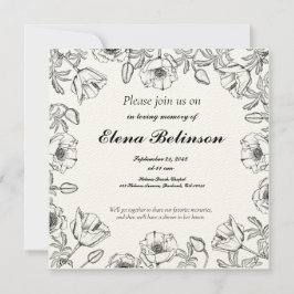 エレガントお祝い追悼行事 招待状