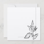 エレガントお祝い追悼行事 招待状 (裏面)