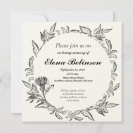 エレガントお祝い追悼行事 招待状