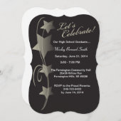 エレガントお祝い 招待状 (正面/裏面)