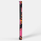 エレガントかぼちゃと花秋柄 SAMSUNG GALAXYケース (右側面)