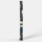 エレガントかぼちゃと花秋柄 SAMSUNG GALAXYケース (右側面)