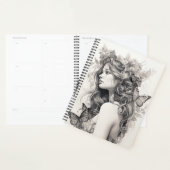 エレガントかわいい自分の写真を作成プランナーカスタム プランナー手帳 (ディスプレー)