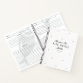 エレガントかわいらしハートブライダルシャワーギフトレシピ ノートブック (内部)