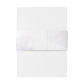 エレガントかわいらしモグラム紫フローラ結婚ズ 招待状ベリーバンド (裏面例)