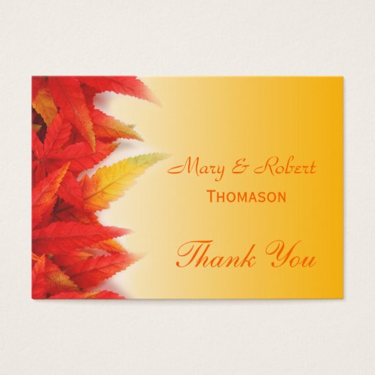 エレガントかわいらし秋の結婚式感謝してい (正面)