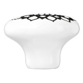 エレガントかわいらし花フローラ丸 セラミックノブ (側面)