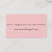 エレガントかモダンな名刺 名刺 (裏面)